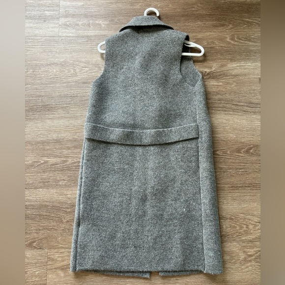 Veronique Knit Vest w/ Button | Dark Grey - Never Worn - Picture 3 of 5